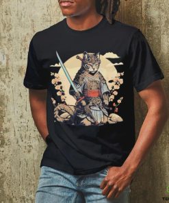 Samurai Ninja Cat Vintage Japanese Shirt