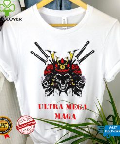 Samurai skull Ultra Mega Maga logo hoodie, sweater, longsleeve, shirt v-neck, t-shirt