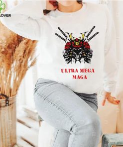 Samurai skull Ultra Mega Maga logo hoodie, sweater, longsleeve, shirt v-neck, t-shirt