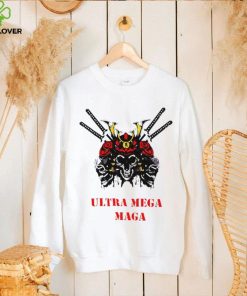 Samurai skull Ultra Mega Maga logo hoodie, sweater, longsleeve, shirt v-neck, t-shirt