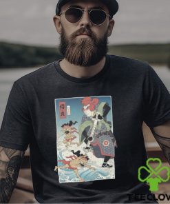 Samurai vs Demon Covid Ukiyo e Unisex T Shirt