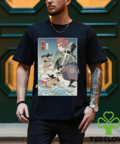 Samurai vs Demon Covid Ukiyo e Unisex T Shirt