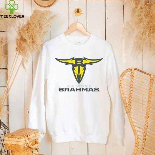 San Antonio Brahmas Women’s Lockup Logo White T Shirt
