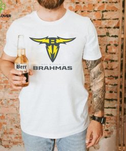 San Antonio Brahmas Women's Lockup Logo White T Shirt