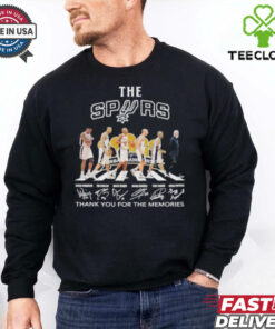 San Antonio Spurs Abbey Road Tim Duncan Bruce Bowen Tony Parker Gregg Popovich Shirt