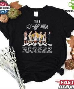San Antonio Spurs Abbey Road Tim Duncan Bruce Bowen Tony Parker Gregg Popovich Shirt