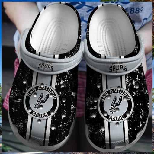 San Antonio Spurs Basketball Comfortable Clogs Shoes Crocs