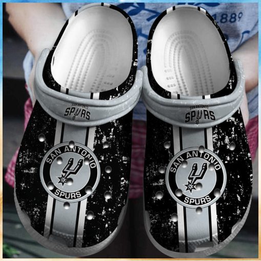 San Antonio Spurs Basketball Comfortable Clogs Shoes Crocs