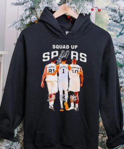 San Antonio Spurs Basketball team squad up spurs signatures shirt