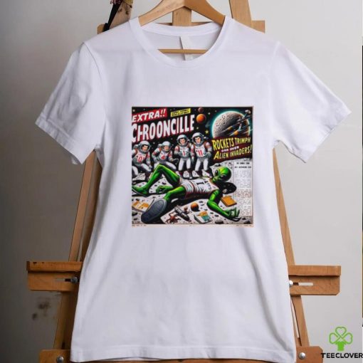 San Antonio Spurs Extra chrooncille rockets trimph orr over alien invaders shirt