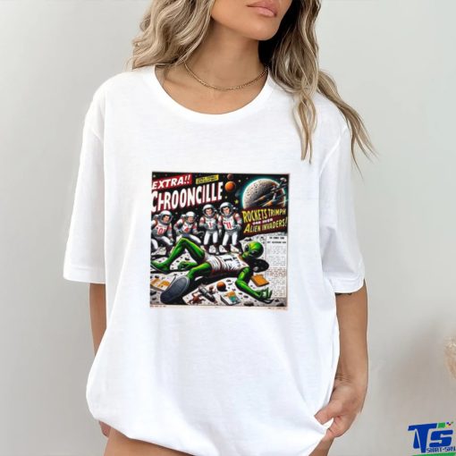 San Antonio Spurs Extra chrooncille rockets trimph orr over alien invaders shirt
