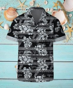 San Antonio Spurs Hawaii Set Pattern Vintage 3D Hawaiian Shirt And Shorts