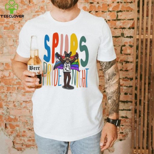 San Antonio Spurs Mascot Spurs Pride Night Shirt