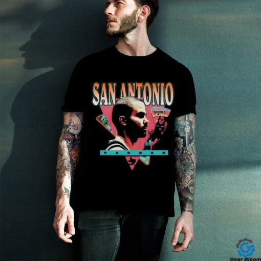 San Antonio Spurs Mitchell and Ness Tony Parker Love Hall of Fame T Shirt