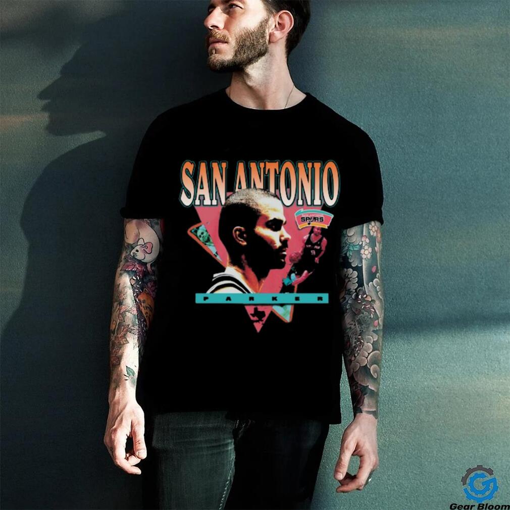 San Antonio Spurs Mitchell and Ness Tony Parker Love Hall of Fame T Shirt San Antonio Spurs Mitchell and Ness Tony Parker Love Hall of Fame T Shirt