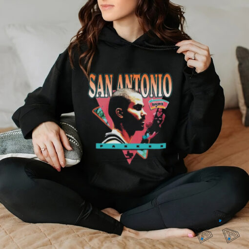 San Antonio Spurs Mitchell and Ness Tony Parker Love Hall of Fame T Shirt