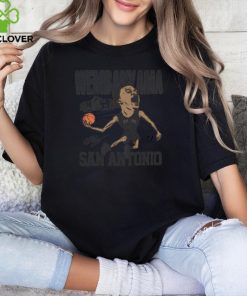 San Antonio Spurs Victor Wembanyama #1 Signature Homage T Shirt