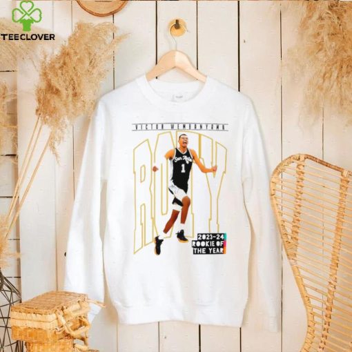 San Antonio Spurs Victor Wembanyama Roty 2023 24 rookie of the year hoodie, sweater, longsleeve, shirt v-neck, t-shirt