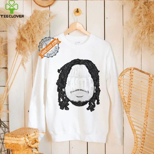 San Antonio Spurs basketball Stephon Castle player silhouette shirt