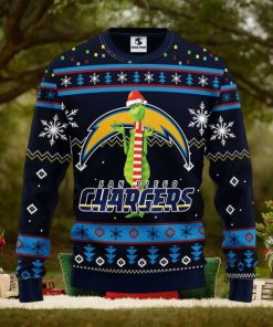 San Diego Chargers Funny Grinch Christmas Ugly Sweater