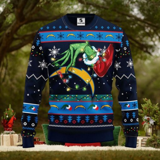 San Diego Chargers Grinch Christmas Ugly Sweater