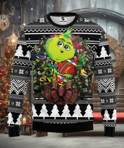 San Diego Chargers Grinch Hug Christmas Ugly Sweater