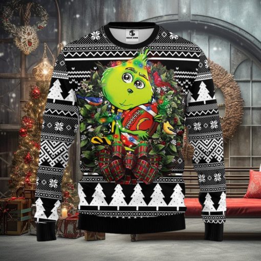 San Diego Chargers Grinch Hug Christmas Ugly Sweater