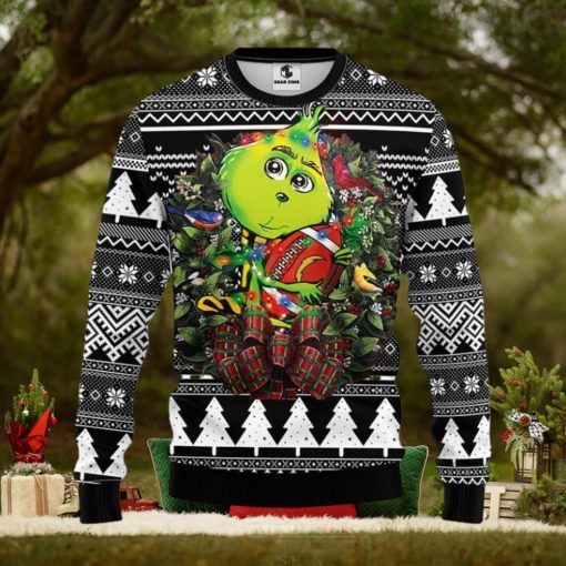 San Diego Chargers Grinch Hug Christmas Ugly Sweater