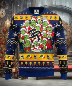 San Diego Padres 12 Grinch Xmas Day Christmas Ugly Sweater