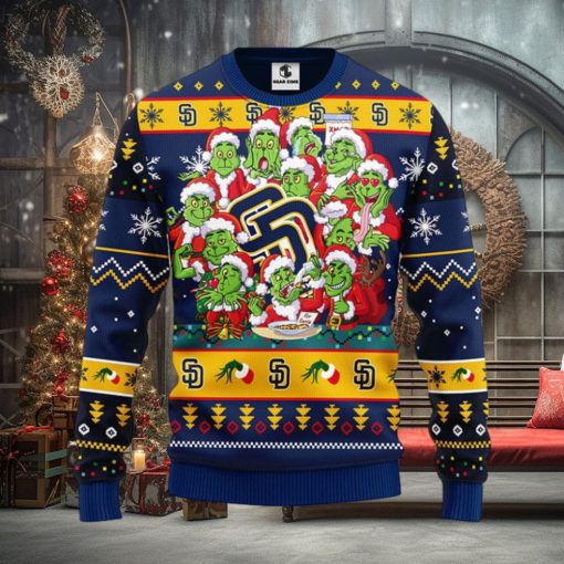 San Diego Padres 12 Grinch Xmas Day Christmas Ugly Sweater