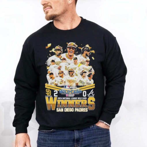 San Diego Padres 2024 NL Wild Card Winners Signature Shirt