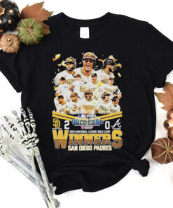 San Diego Padres 2024 NL Wild Card Winners Signature Shirt