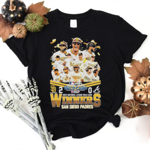 San Diego Padres 2024 NL Wild Card Winners Signature Shirt