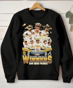 San Diego Padres 2024 NL Wild Card Winners Signature Shirt