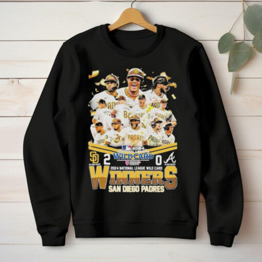 San Diego Padres 2024 NL Wild Card Winners Signature Shirt