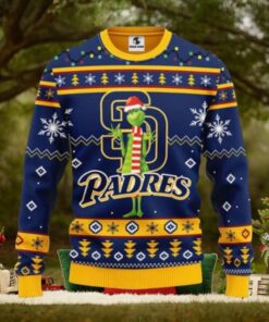 San Diego Padres Christmas Sweater Grinch Holiday