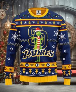 San Diego Padres Funny Grinch Christmas Ugly Sweater