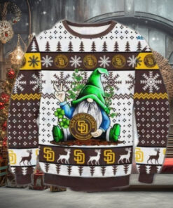 San Diego Padres Gnome Christmas Sweater Peaceful