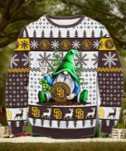 San Diego Padres Gnome Christmas Sweater Peaceful