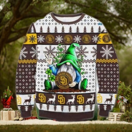 San Diego Padres Gnome Christmas Sweater Peaceful