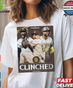San Diego Padres Have Clinched Postseason 2024 Poster t shirt 2 San Diego Padres Have Clinched Postseason 2024 Poster t shirt