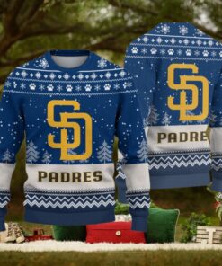 San Diego Padres Logo Christmas Wool Sweater