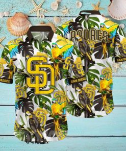 San Diego Padres MLB Flower All Over Print 3D Hawaiian Shirt