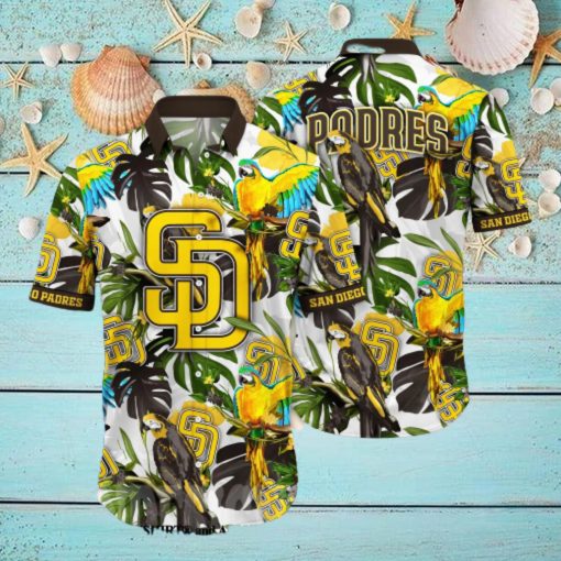 San Diego Padres MLB Flower All Over Print 3D Hawaiian Shirt