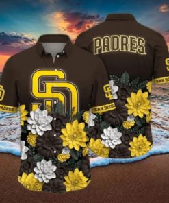 San Diego Padres MLB Flower Hawaii Shirt And Tshirt For Fans
