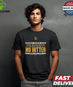 San Diego Padres MLB Home Town Kid Joe Musgrove First Ever no Hitter April 9th 2021 t shirt