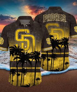 San Diego Padres MLB Logo Coconut Tropical Hawaiian Shirt Beach Gift For Fans