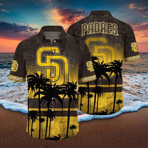 San Diego Padres MLB Logo Coconut Tropical Hawaiian Shirt Beach Gift For Fans