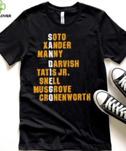 San Diego Padres Names Soto Xander Manny Darvish Tatis Jr shirt