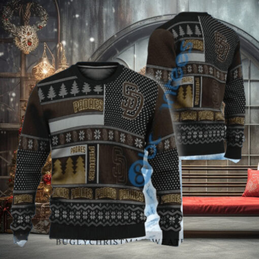 San Diego Padres Patchwork Christmas Sweater